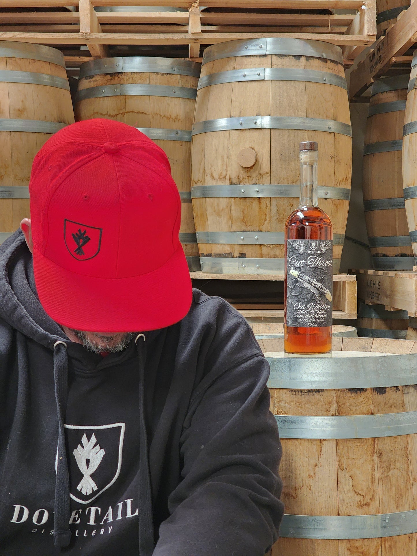 Dovetail Cut Throat Oat Whiskey & Logo Hat Bundle