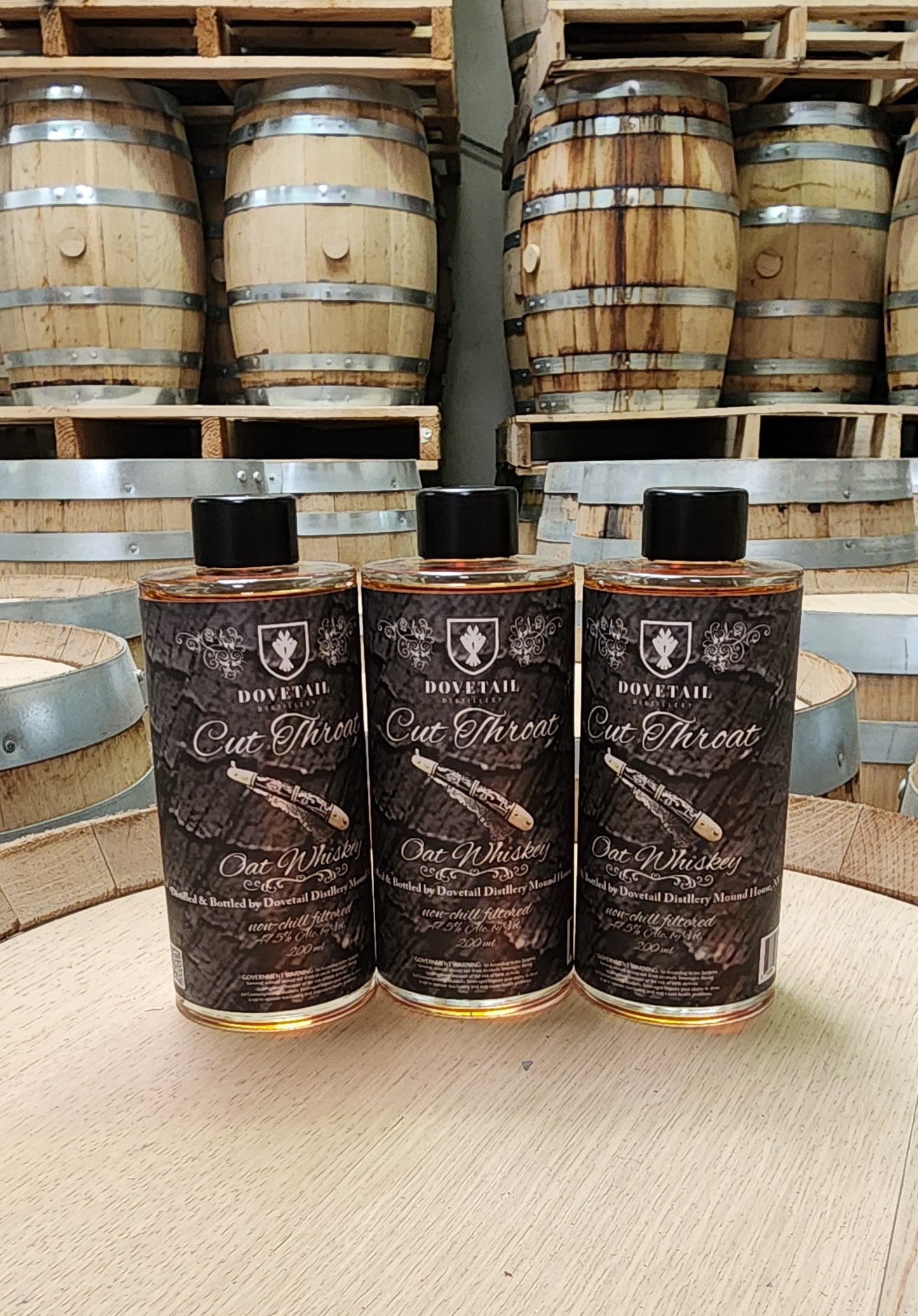 Cut Throat Oat Whiskey 200 ml x3