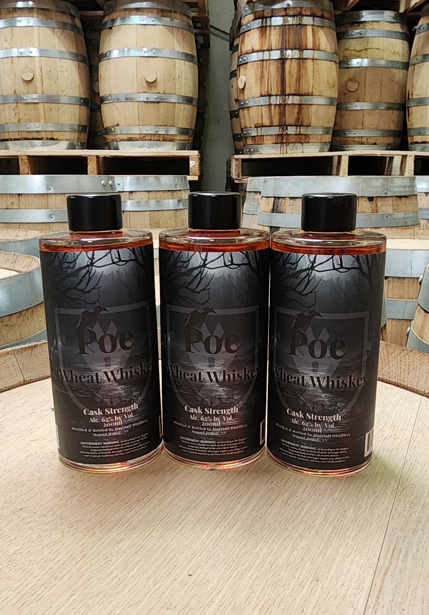 Poe Wheat Whiskey Cask Strength 200ml x3